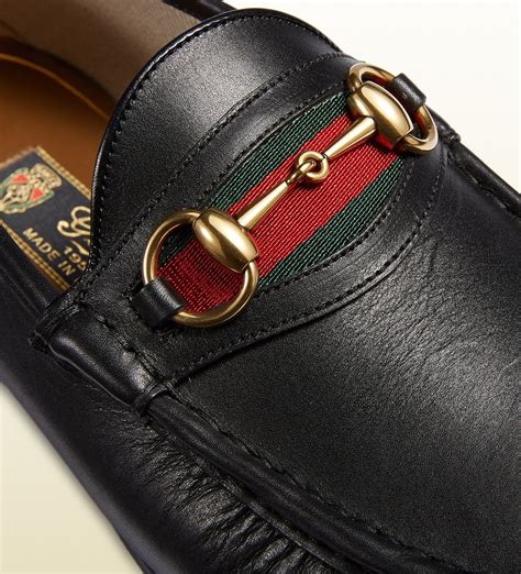 black gucci loafers men